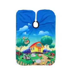 GENERICO - Capa De Corte Peluquería Para Niño Color Celeste