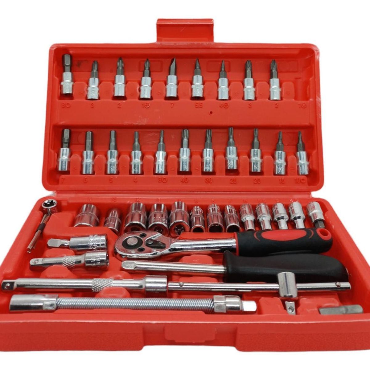 IMPORTCLICK - Juego Caja Set Dados Herramientas Chicharra 46 Piezas