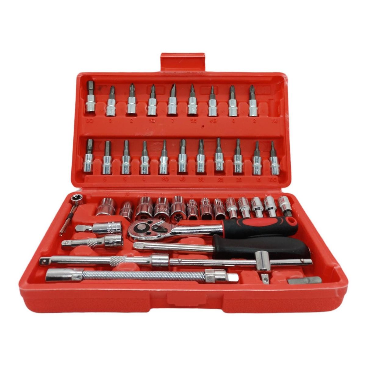 IMPORTCLICK - Juego Caja Set Dados Herramientas Chicharra 46 Piezas