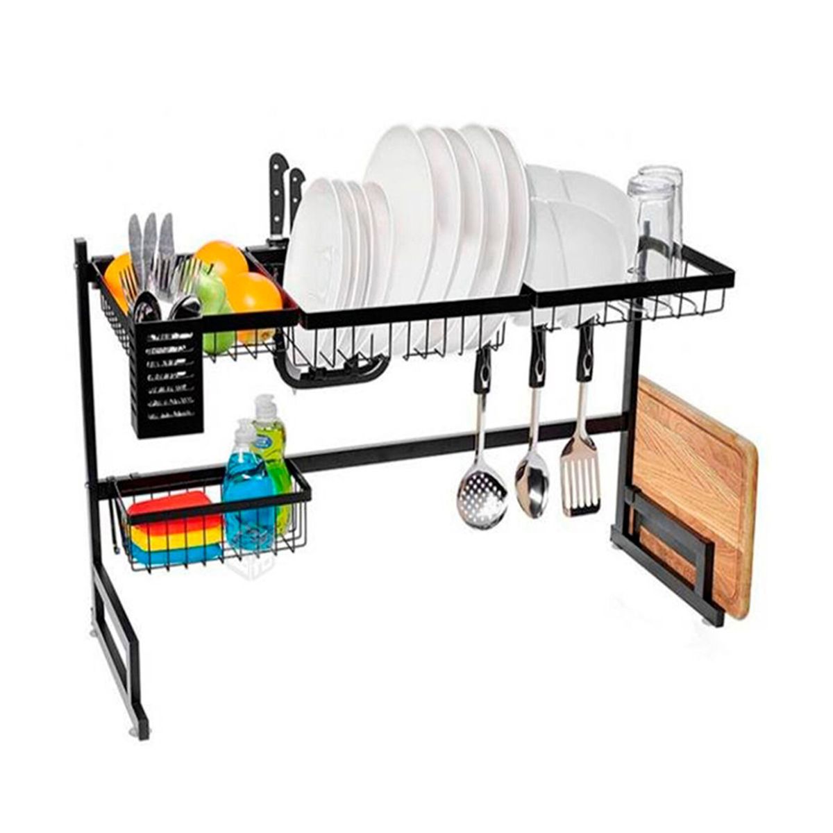 IMPORTCLICK - Rack Escurridor Estante Secador Organizador De Platos Vajilla