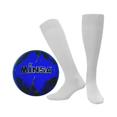 GENERICO - Balon De Futbol + Un Par Calcetas Deportivas Soccer