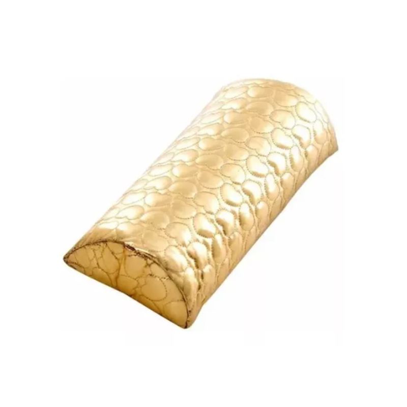 GENERICO - Almohada Para Manicure Apoya Manos Color Dorado