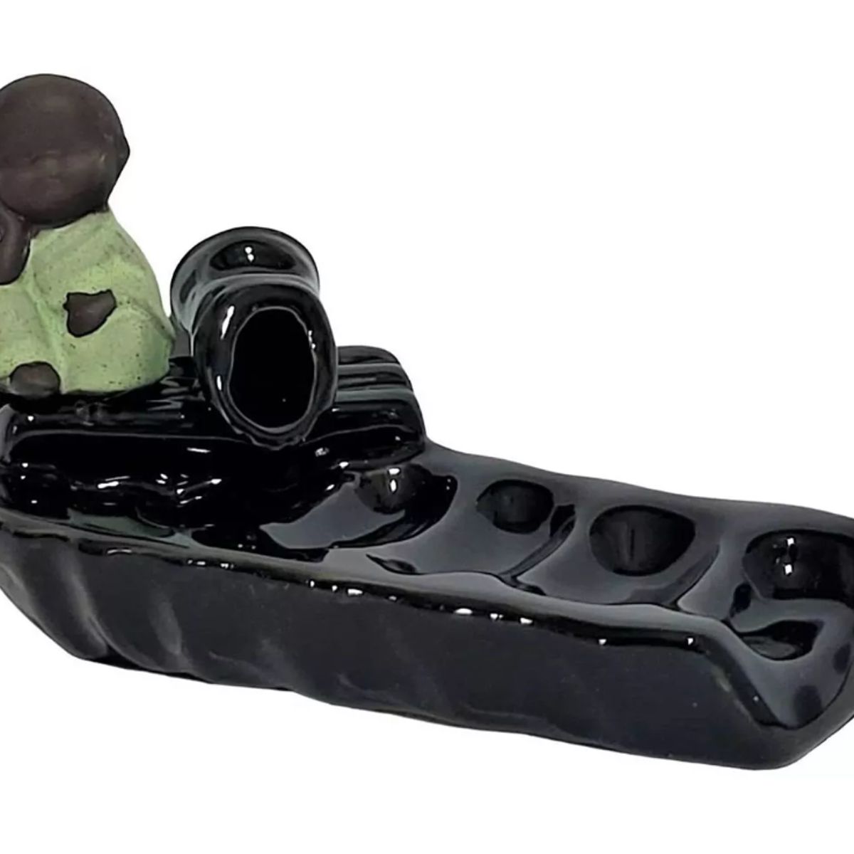 GENERICO - Cascada De Humo Baby Green + 10 Conos