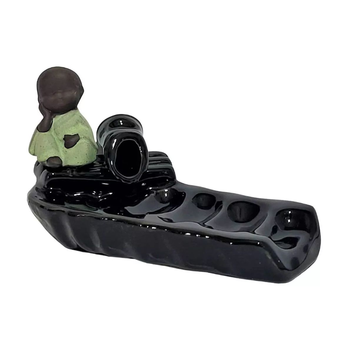 GENERICO - Cascada De Humo Baby Green + 10 Conos