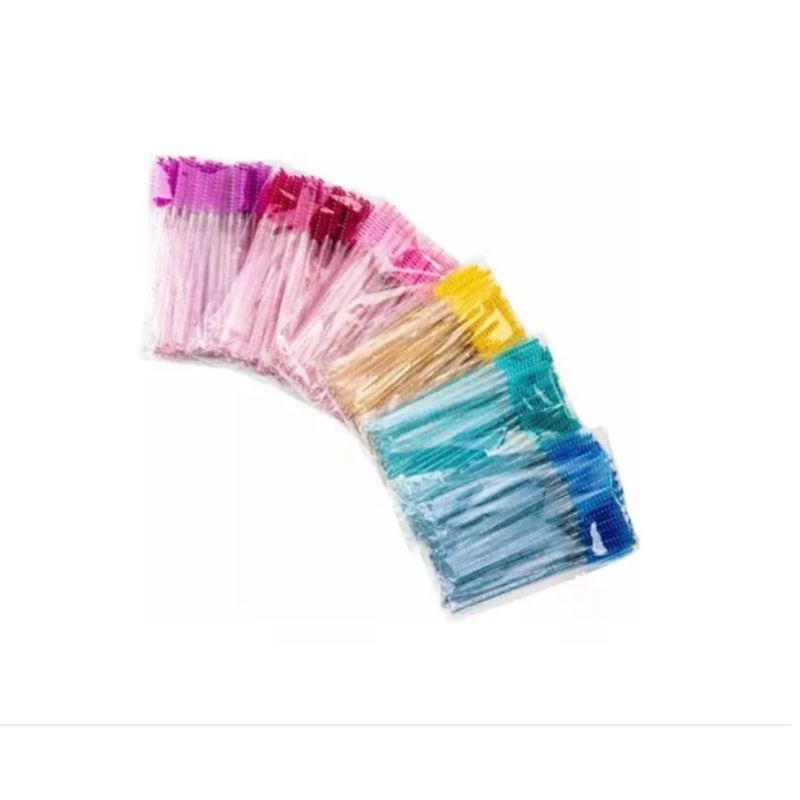 GENERICO - Cepillos Desechable Pestañas Y Cejas Aplicador 100 Pcs