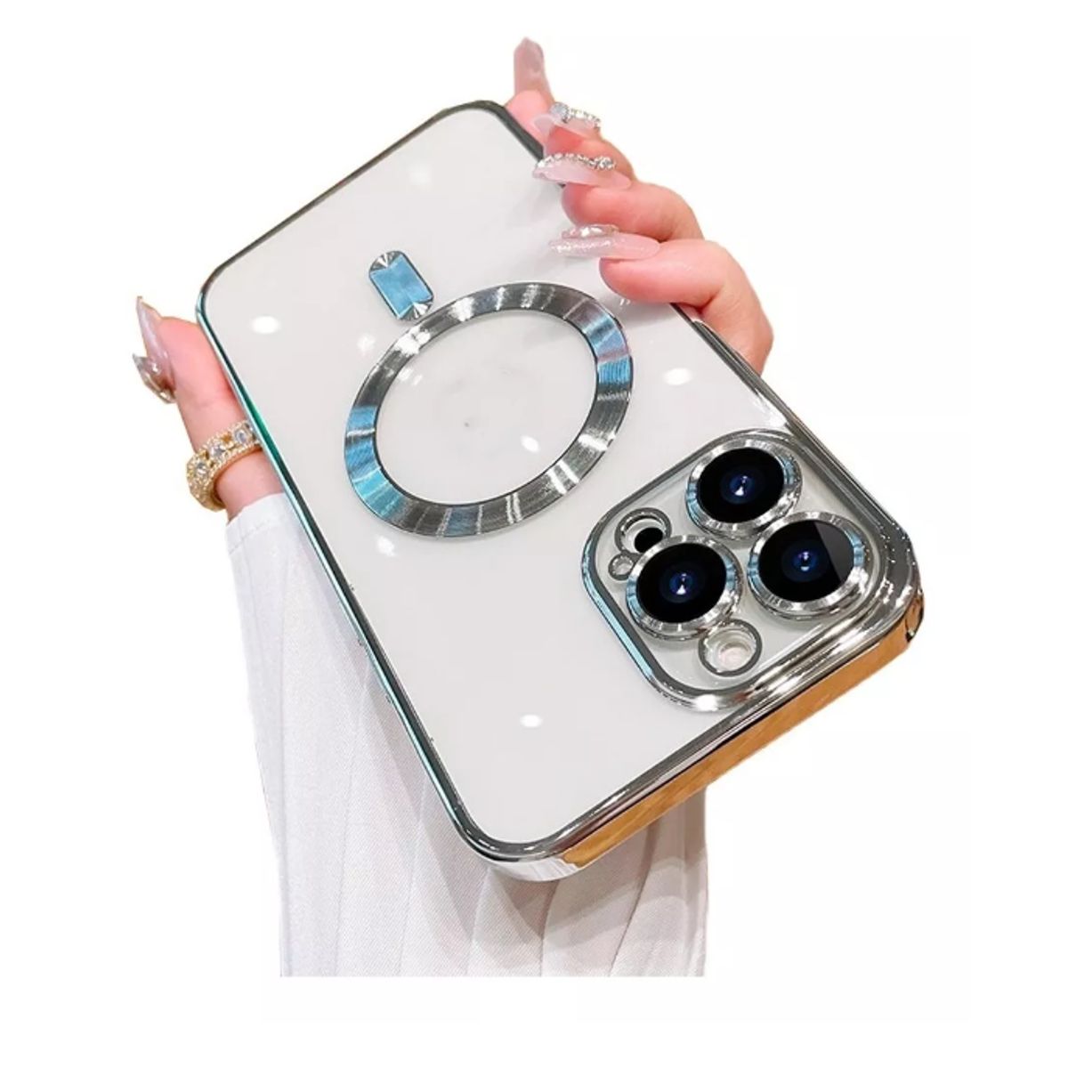 GENERICO - Carcasa Magsafe Protector De Camara Para iPhone 15