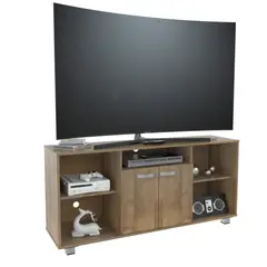 INVAL - Rack de TV 60" Amaretto 2 Puertas 65cm x 40cm x 36cm