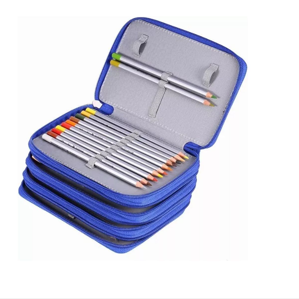 GENERICO - Estuche Organizador De Bolígrafos 72 Lápices Papelería 4caps