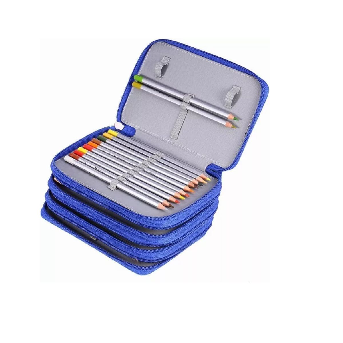 GENERICO - Estuche Organizador De Bolígrafos 72 Lápices Papelería 4caps