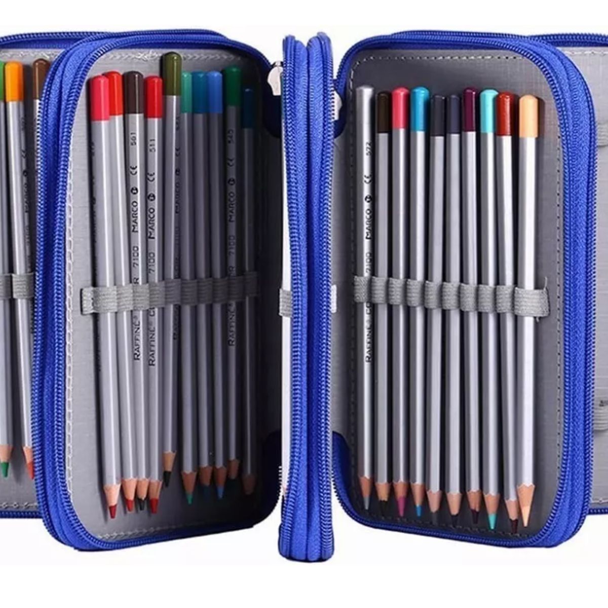 GENERICO - Estuche Organizador De Bolígrafos 72 Lápices Papelería 4caps