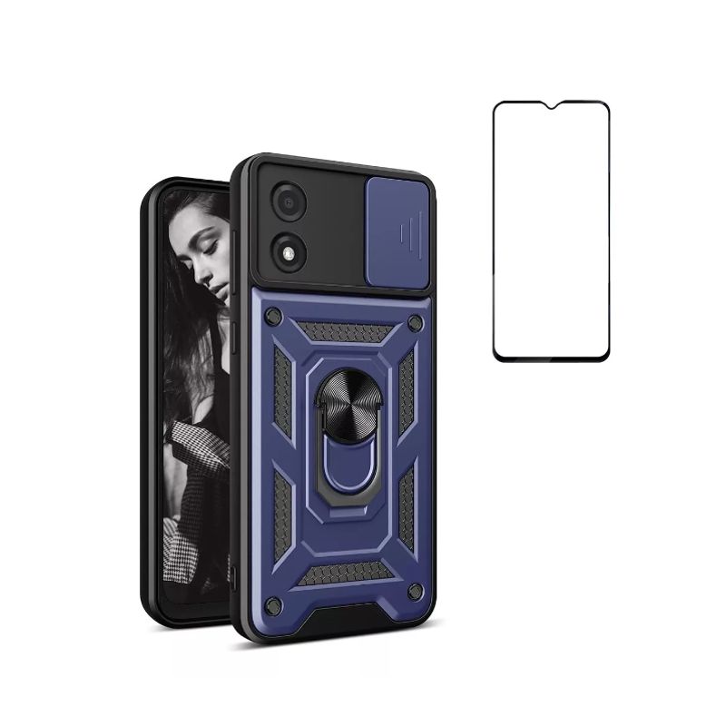 GENERICO - Carcasa Antishock Para Motorola Todos + Lamina Pantalla  Moto E13