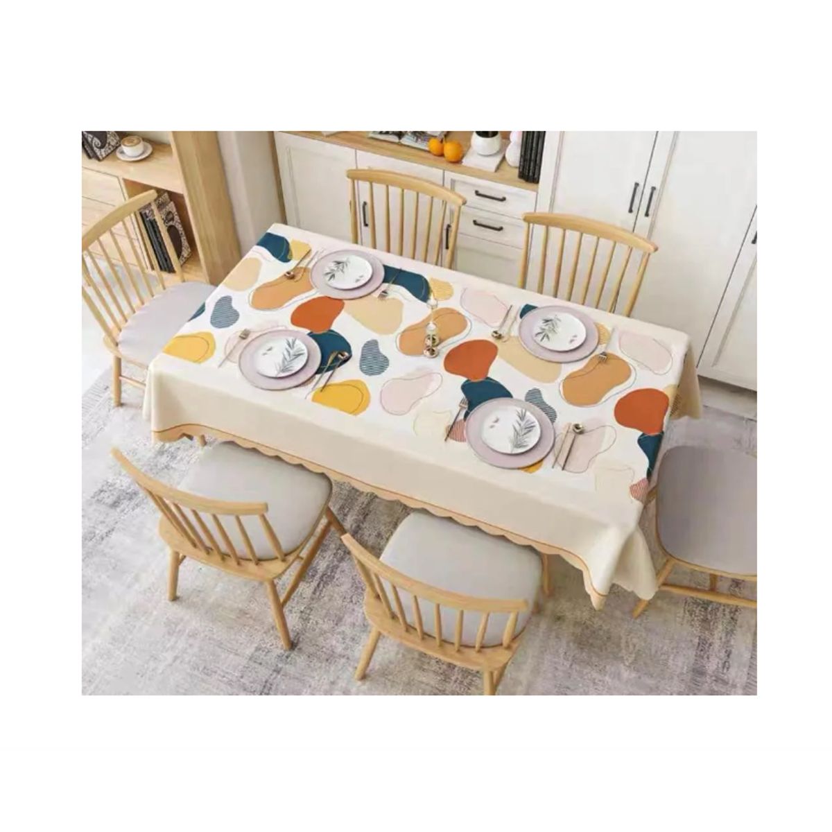 GENERICO - Mantel Anti-manchas Rectangular 220cm