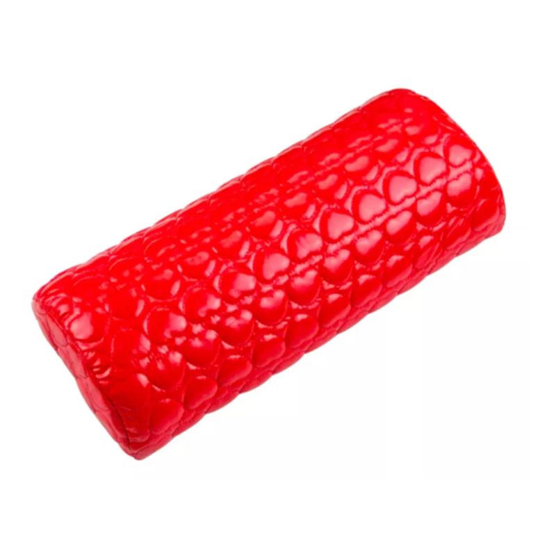 GENERICO - Almohada Para Manicure Apoya Manos Color Rojo