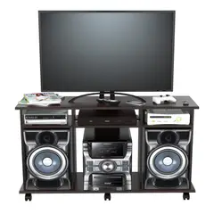 INVAL - Rack TV 50 " Wengue 66,5cm x 120cm x 36cm