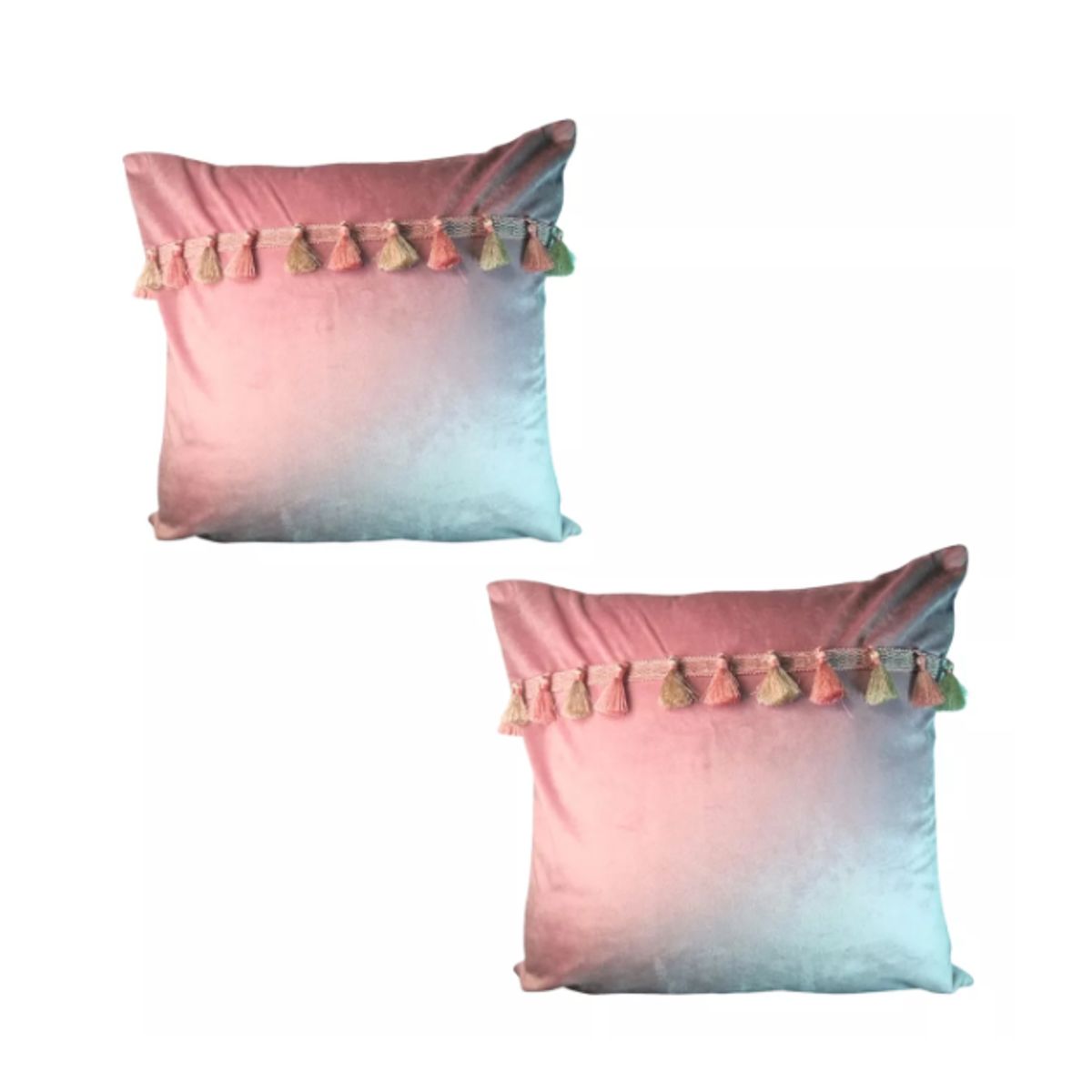 GENERICO - Pack 2 Cojines Decorativos 45x45 Con Relleno