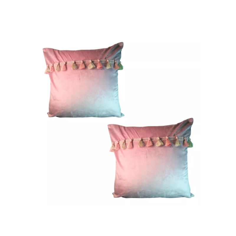 GENERICO - Pack 2 Cojines Decorativos 45x45 Con Relleno
