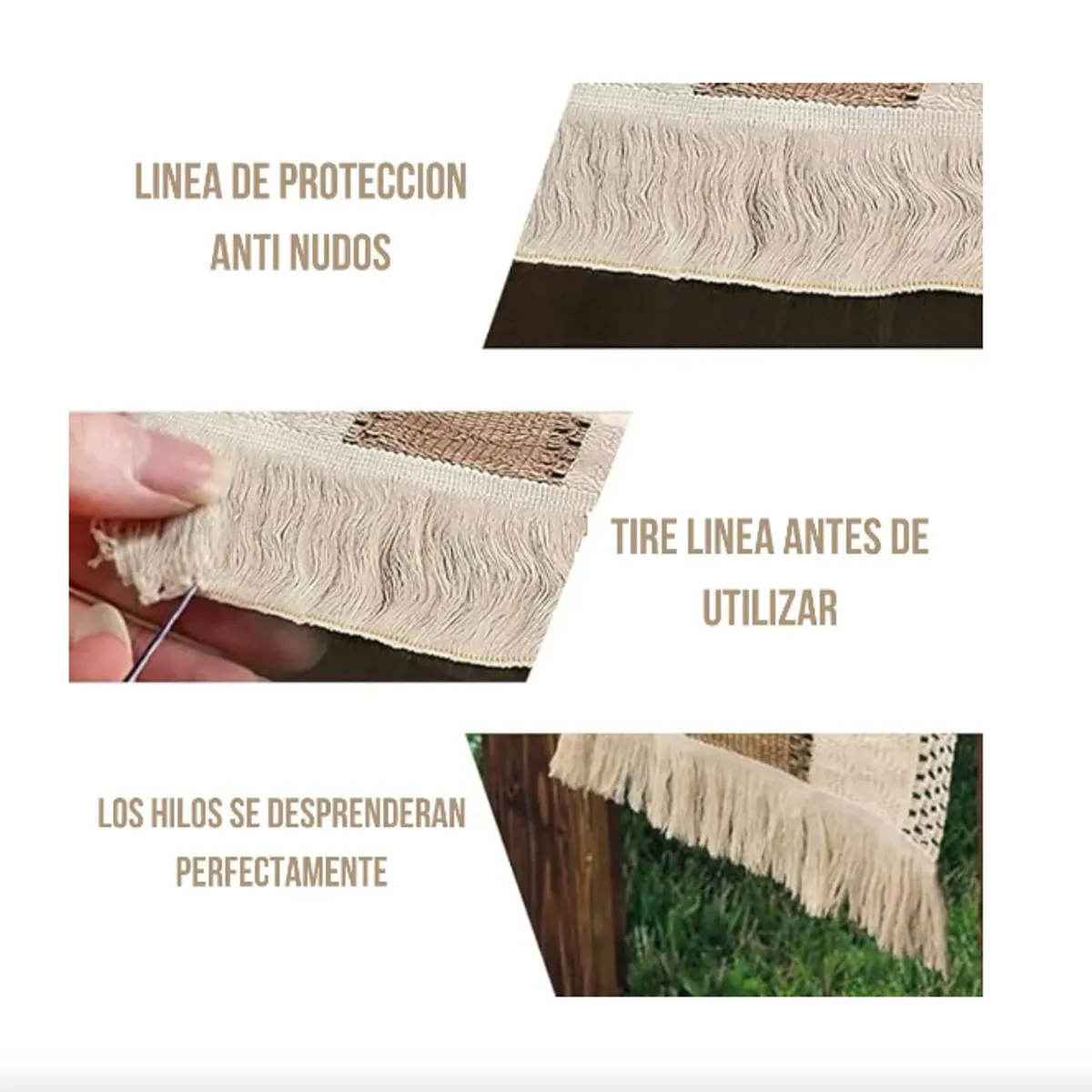 GENERICO - Camino De Mesa Algodon Yute Etnico Mantel De Centro 180x30cm