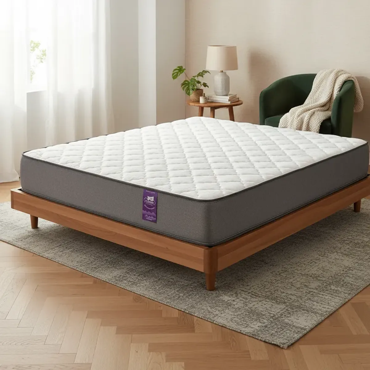 FLOBAL - Colchón 2 Plazas Simpl Espuma 150x190x20cm Flobal