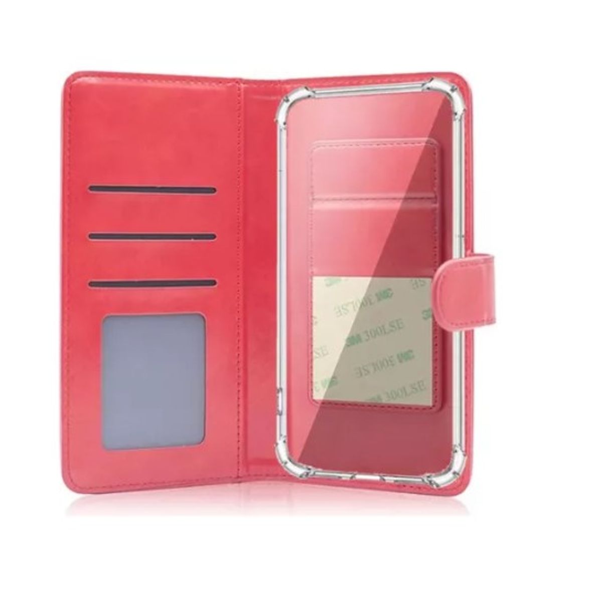 GENERICO - Flip Cover Agenda Roja Para Samsung A02S