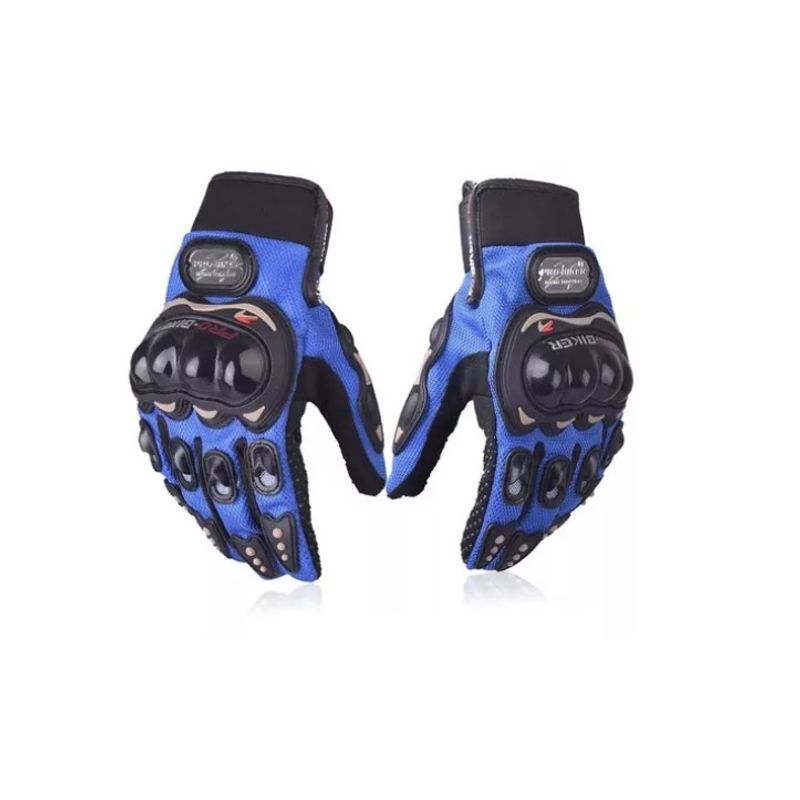 GENERICO - Guantes Para Moto O Bici Gran Protección Probiker Azul