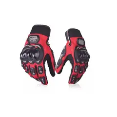 GENERICO - Guantes Para Moto O Bici Gran Protección Probiker Rojo
