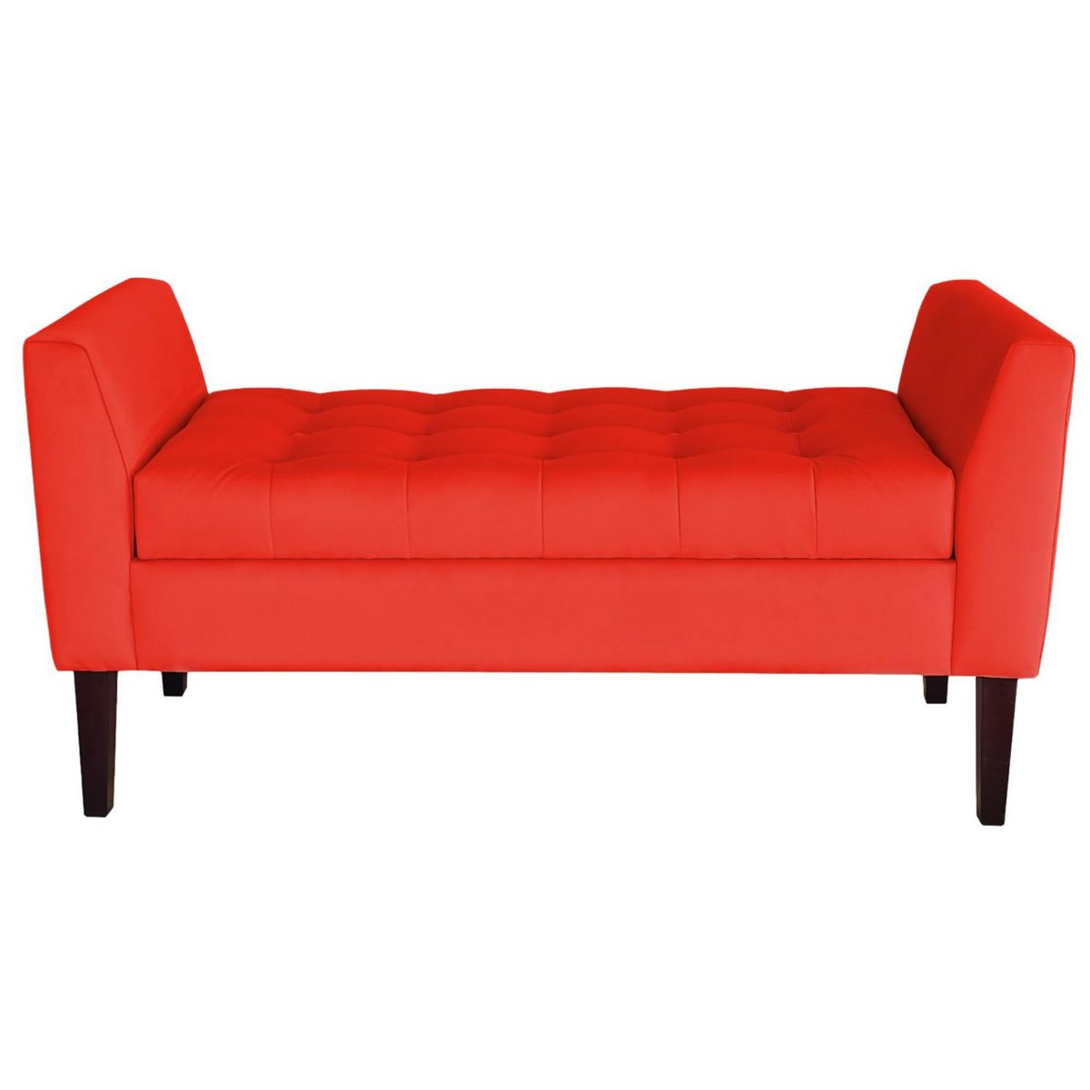 GENERICO - Banqueta Baúl Patagonia Color Rojo.