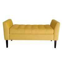 Banqueta Baúl Patagonia Color Amarillo