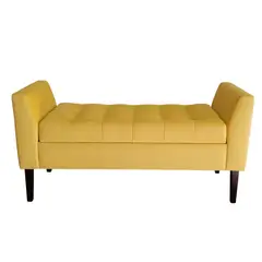 GENERICO - Banqueta Baúl Patagonia Color Amarillo