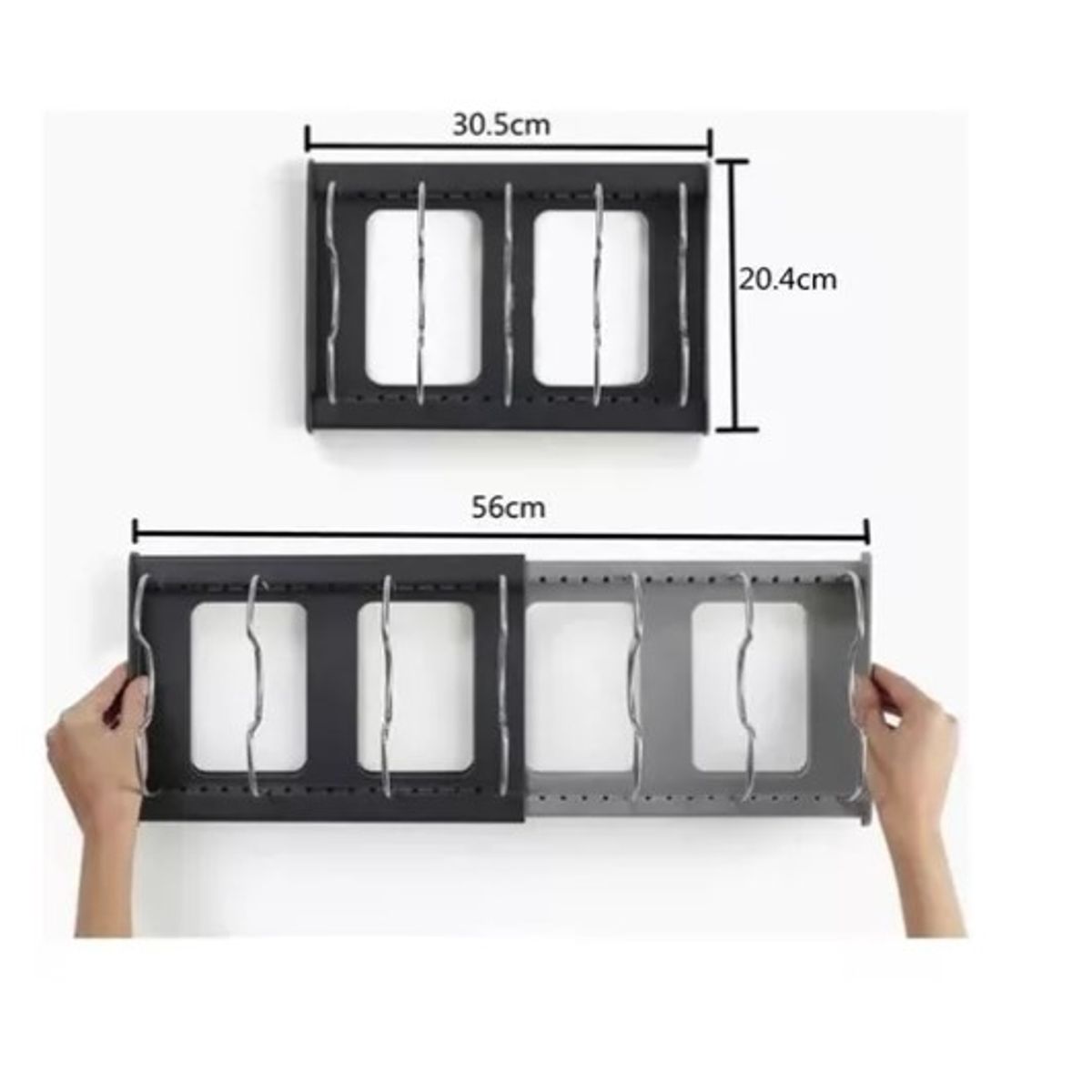 GENERICO - Rack Organizador De Ollas Extensible Menaje Tablas Tapas Xl