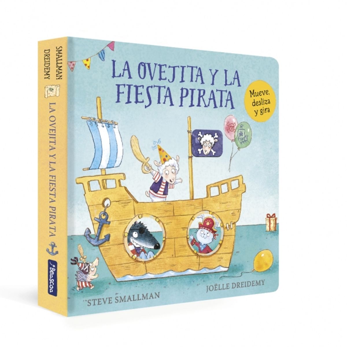 BEASCOA - Libro La ovejita y la fiesta pirata - Steve Smallman