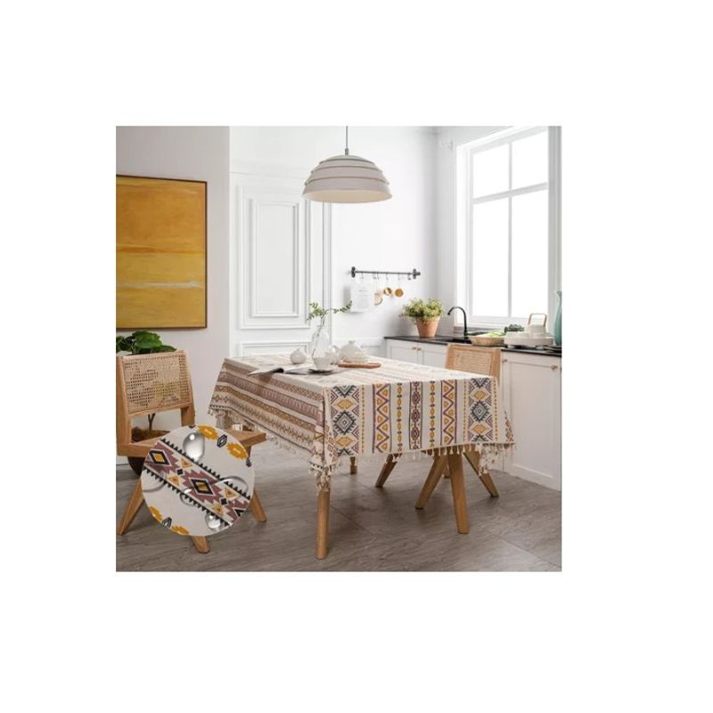 GENERICO - Mantel Anti Manchas Rectangular Impermeable140x220cm Café