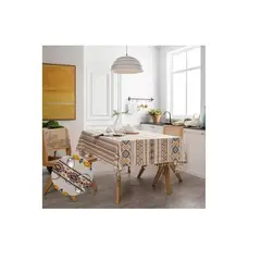 GENERICO - Mantel Anti Manchas Rectangular Impermeable140x220cm Café