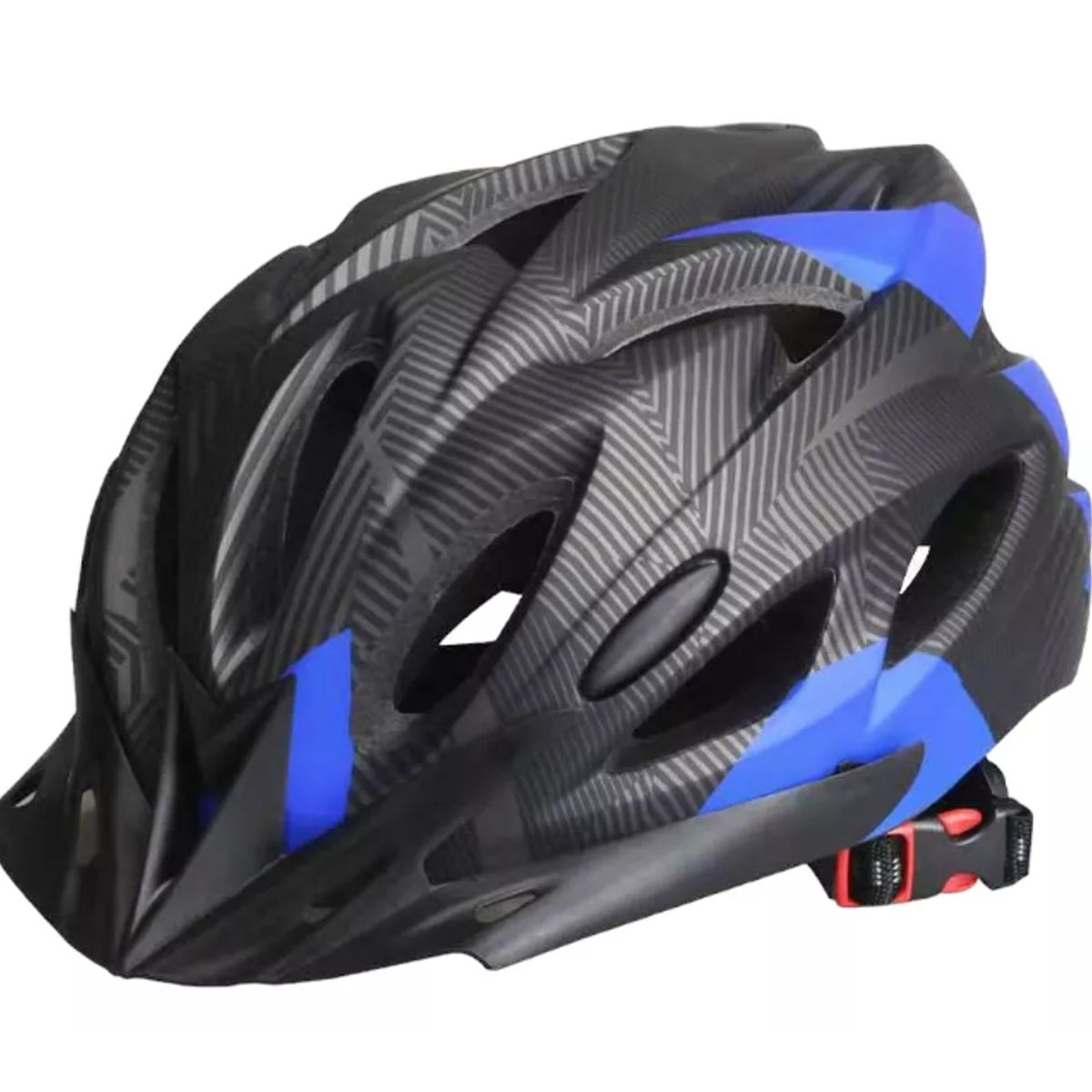 GENERICO - Casco De Bicicleta Ajustable Con Luz