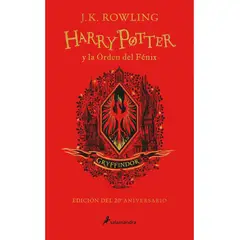 SALAMANDRA - Harry Potter 5: La Órden Del Fénix - Tapa Dura - Gryffindor
