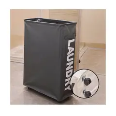 GENERICO - Canasto De Ropa Sucia Con Ruedas Laundry Lavanderia
