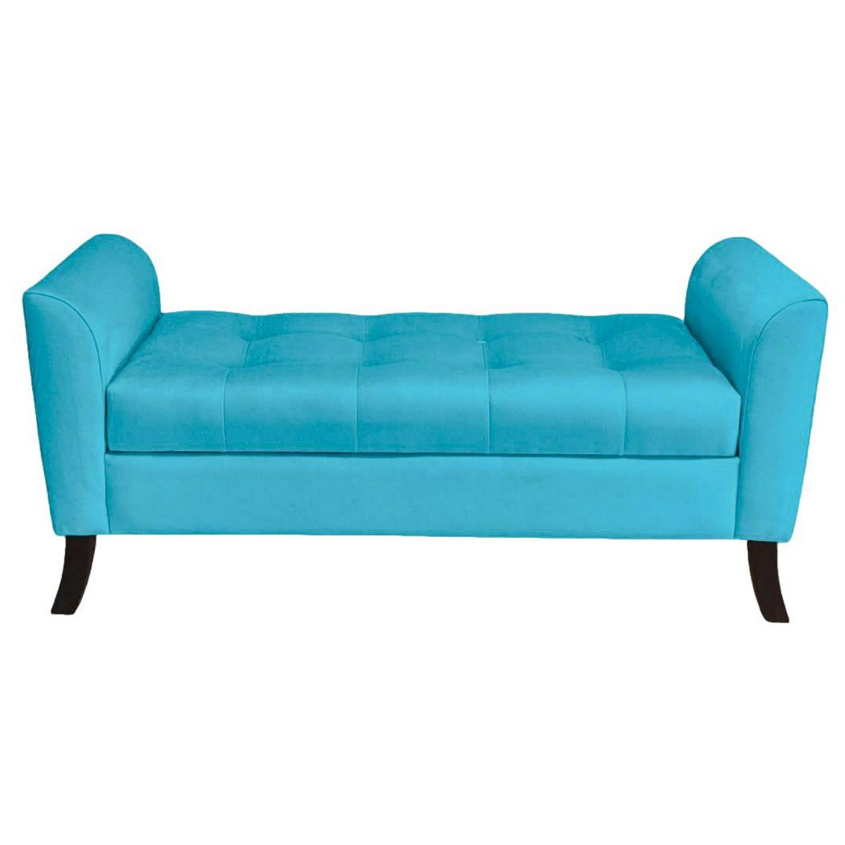 GENERICO - Banqueta Baúl New Roma Color Turquesa