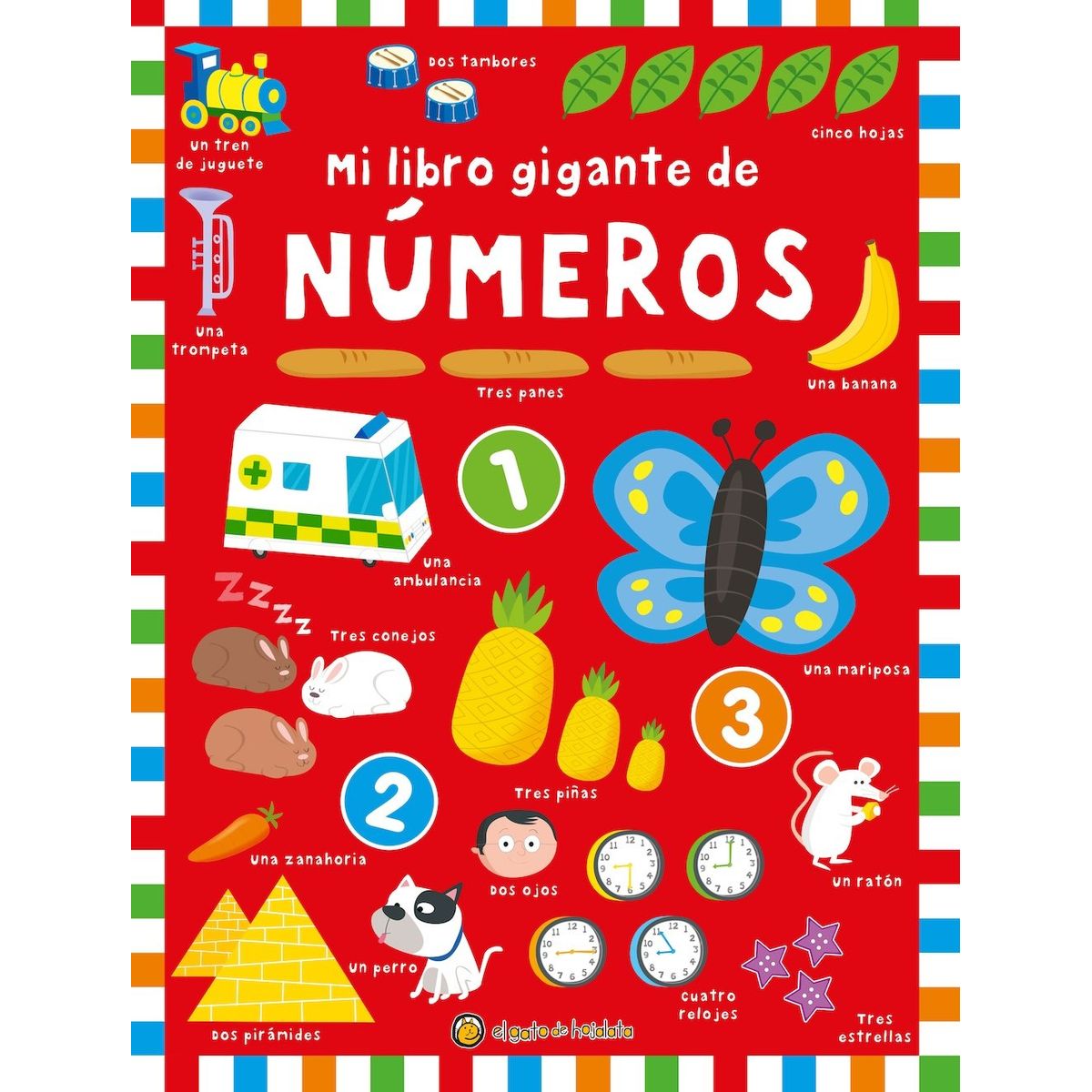EL GATO DE HOJALATA - Libro Mi libro gigante de números - El Gato De Hojalata