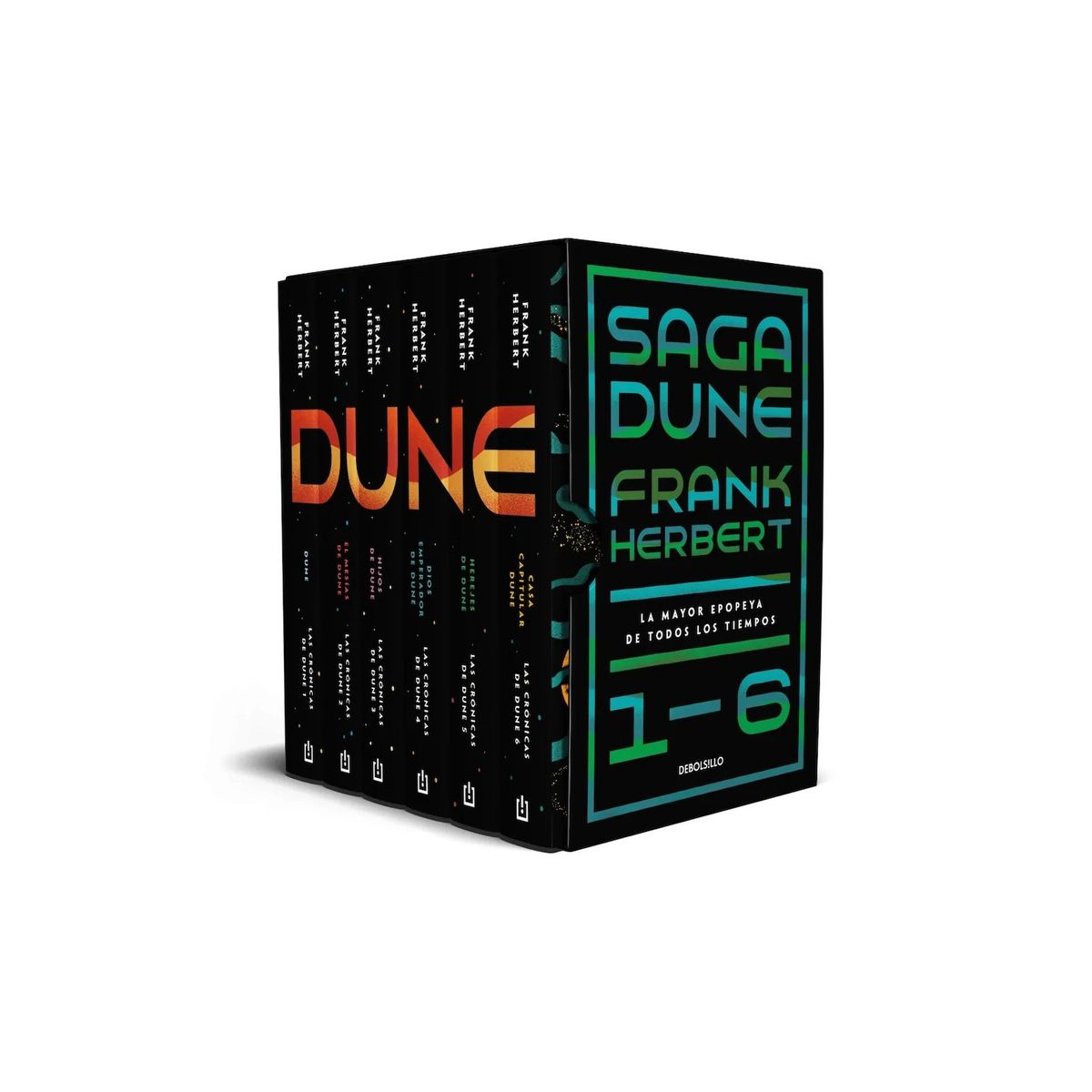 DEBOLSILLO - Estuche Saga Dune 1 a 6 - Frank Herbert
