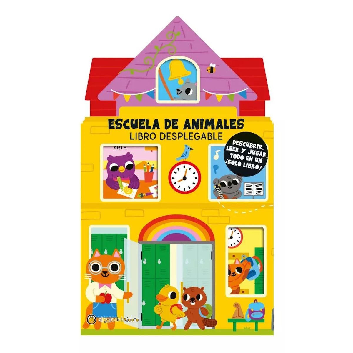 EL GATO DE HOJALATA - Libro Escuela de animales - El Gato De Hojalata