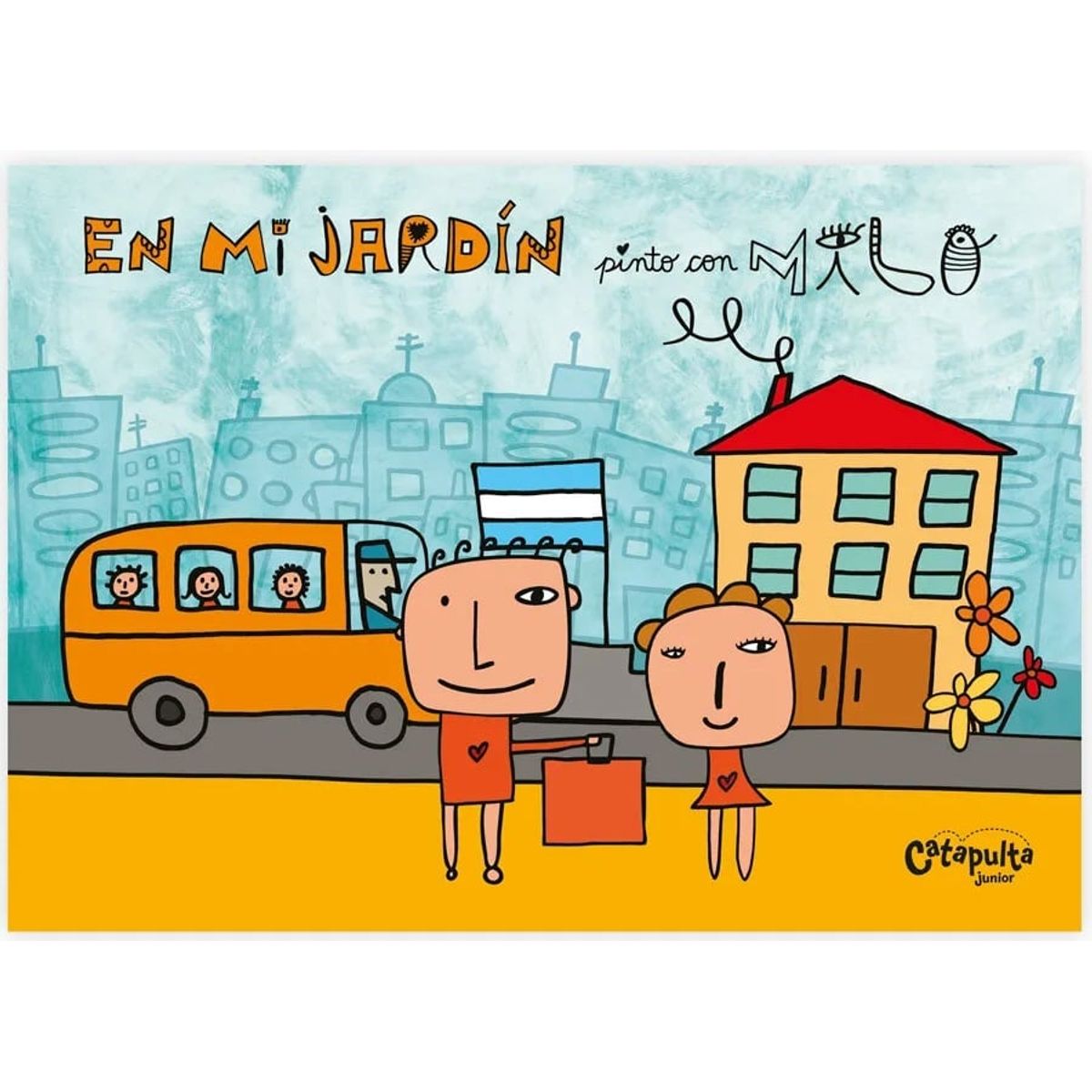 CATAPULTA EDITORES - Libro Pinta con milo - en mi jardín - Catapulta Editores