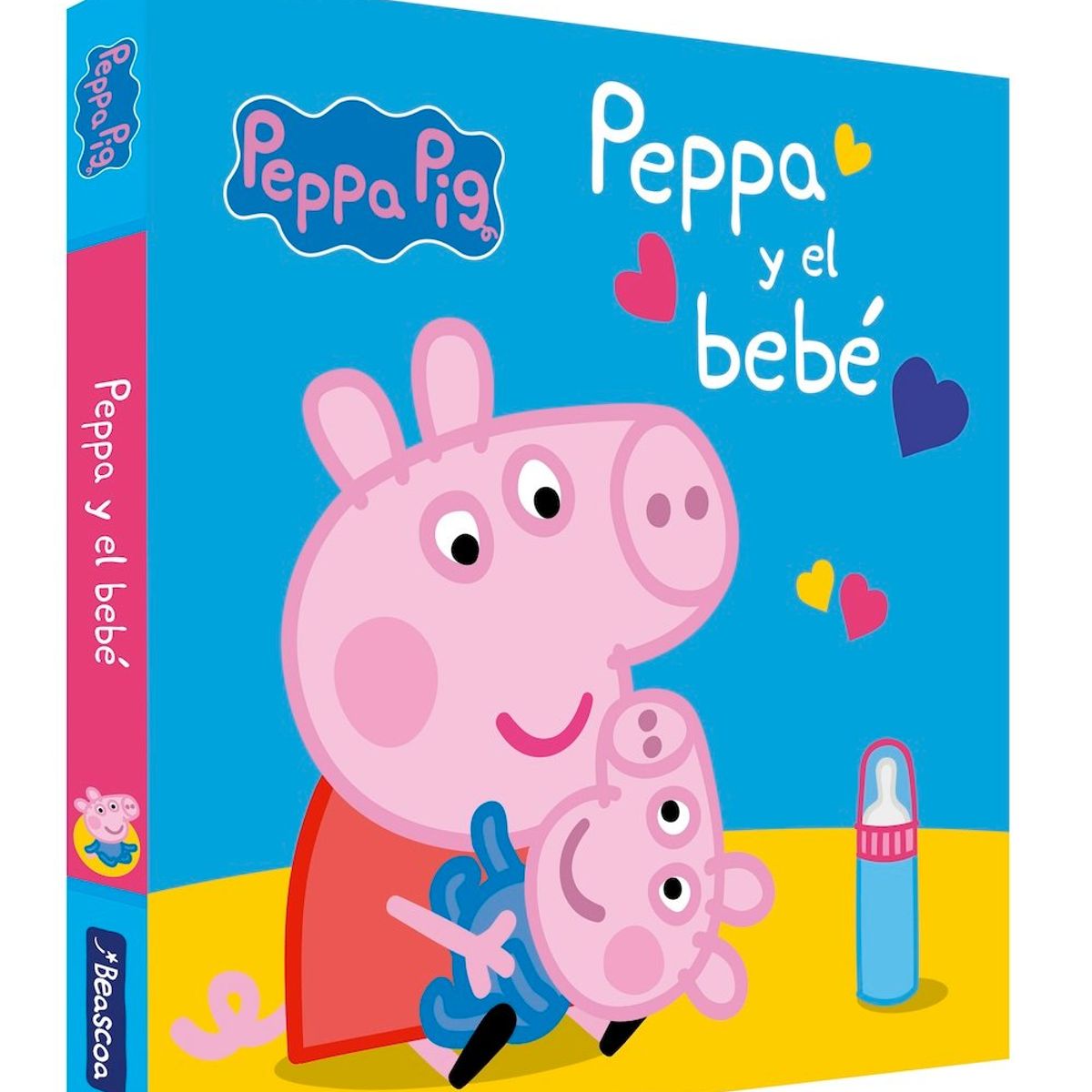 BEASCOA - Libro Peppa Pig carton - Peppa pig y el bebé - Hasbro