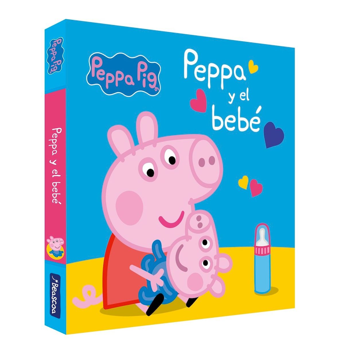 BEASCOA - Libro Peppa Pig carton - Peppa pig y el bebé - Hasbro