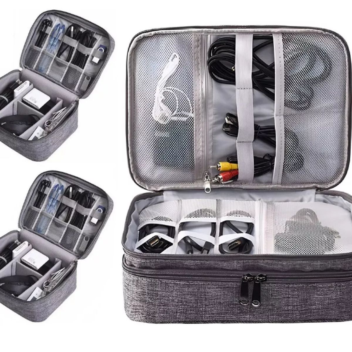 GENERICO - 2 Estuche Organizador Bolso Organizador De Cables Para Viaje