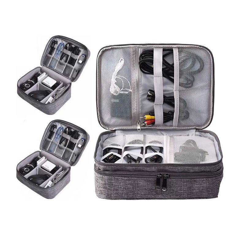GENERICO - 2 Estuche Organizador Bolso Organizador De Cables Para Viaje