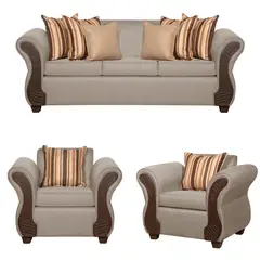 RUZAM MOBEL - JUEGO DE LIVING 3-1-1 MARSELLA BEIGE