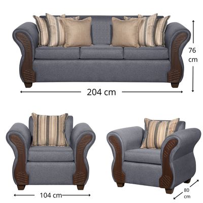 Imagen 2 del producto LIVING 3-1-1 MARSELLA GRIS