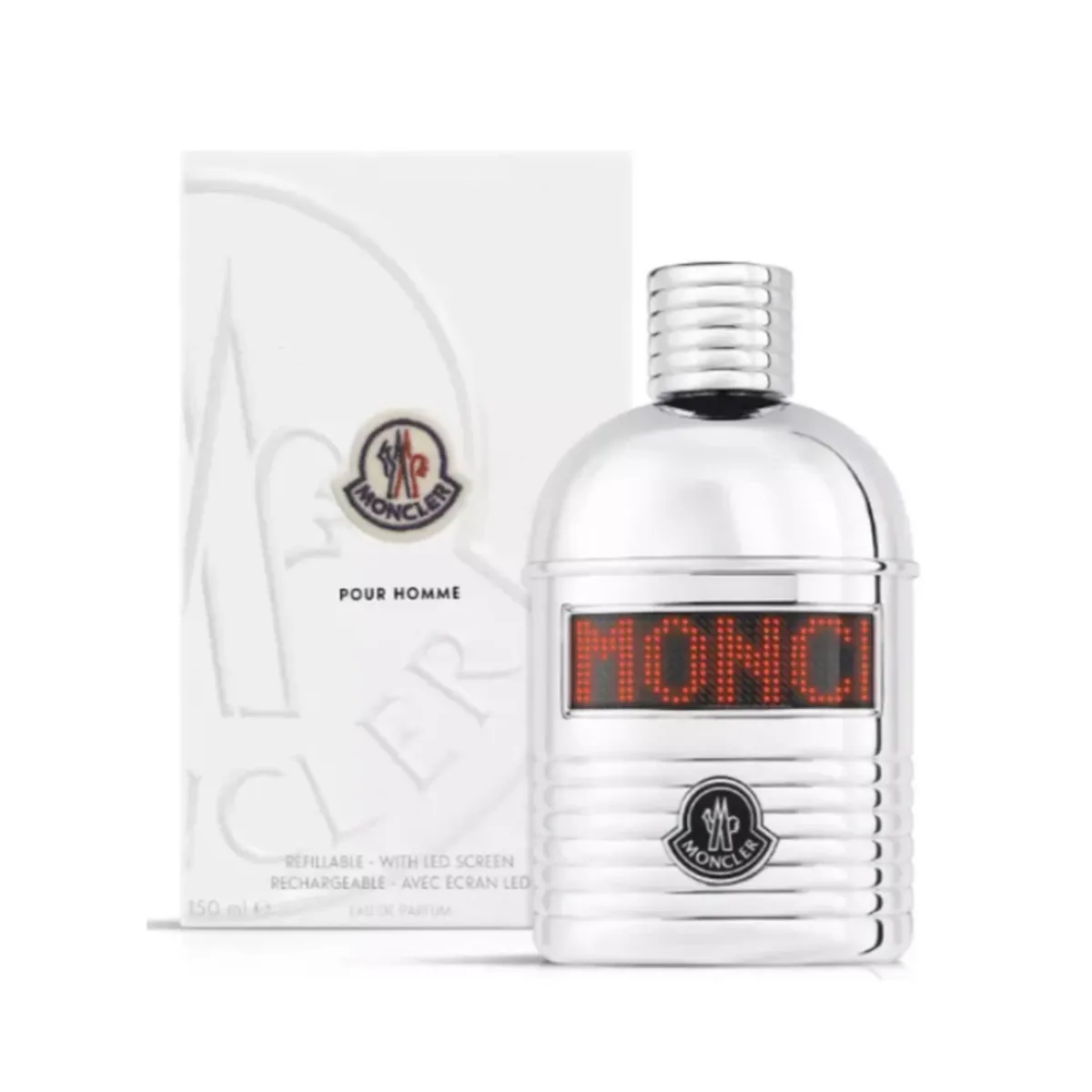GENERICO - Moncler pour Homme EDP 150 ml With Led Screen Recargable