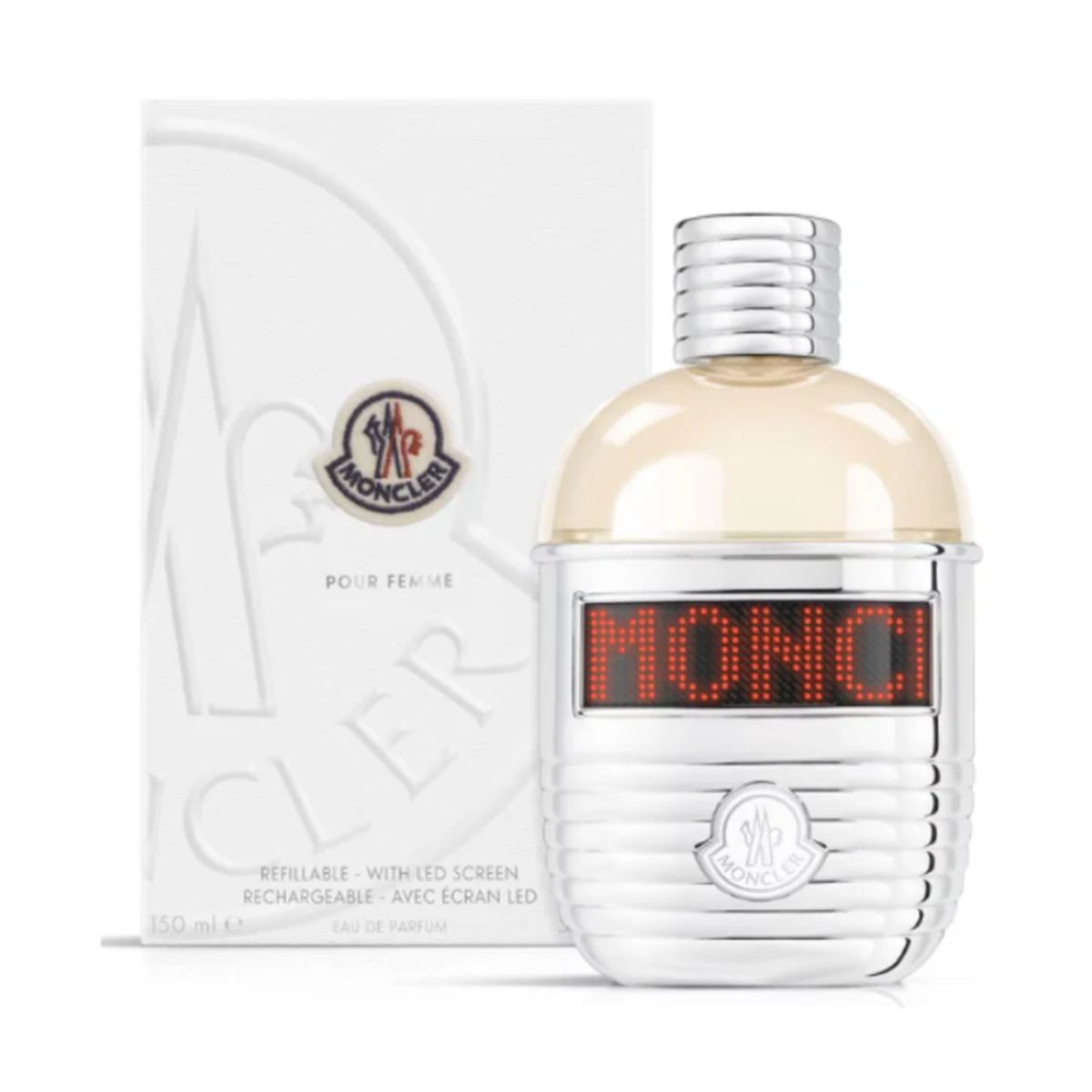 GENERICO - Moncler pour Femme EDP 150 ml With Led Screen Recargable