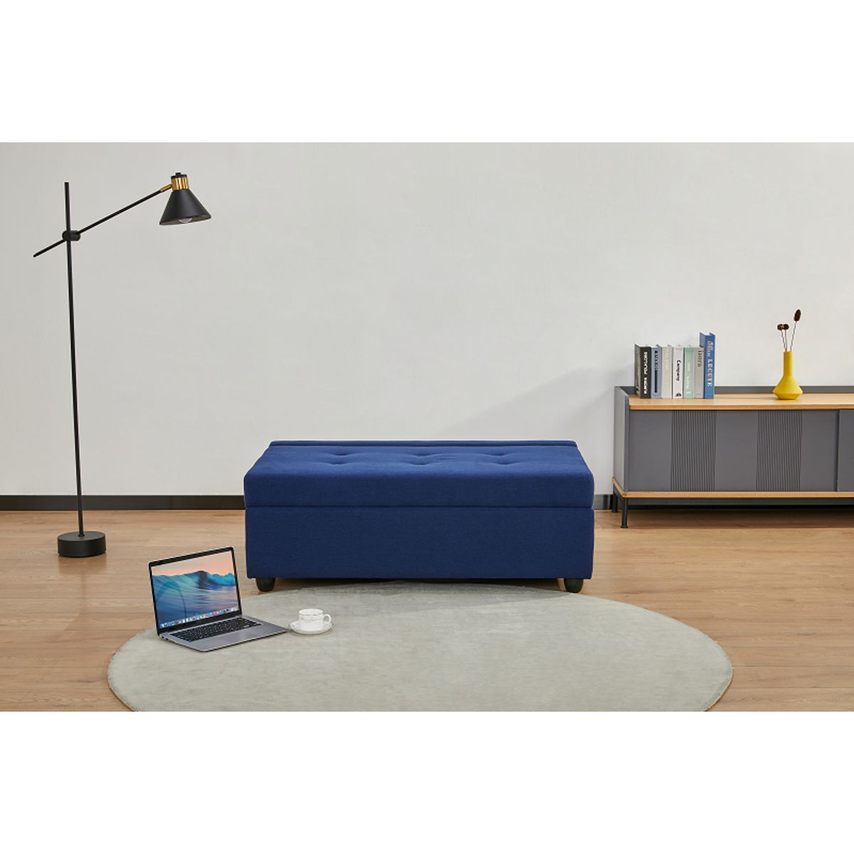 AGUILA - Ottoman Cama Chaise Longue de LAH-62N1 Azul