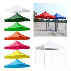 GENERICO - Repuesto Lona Carpa Techo Plegable 2x2 Engomado Rojo